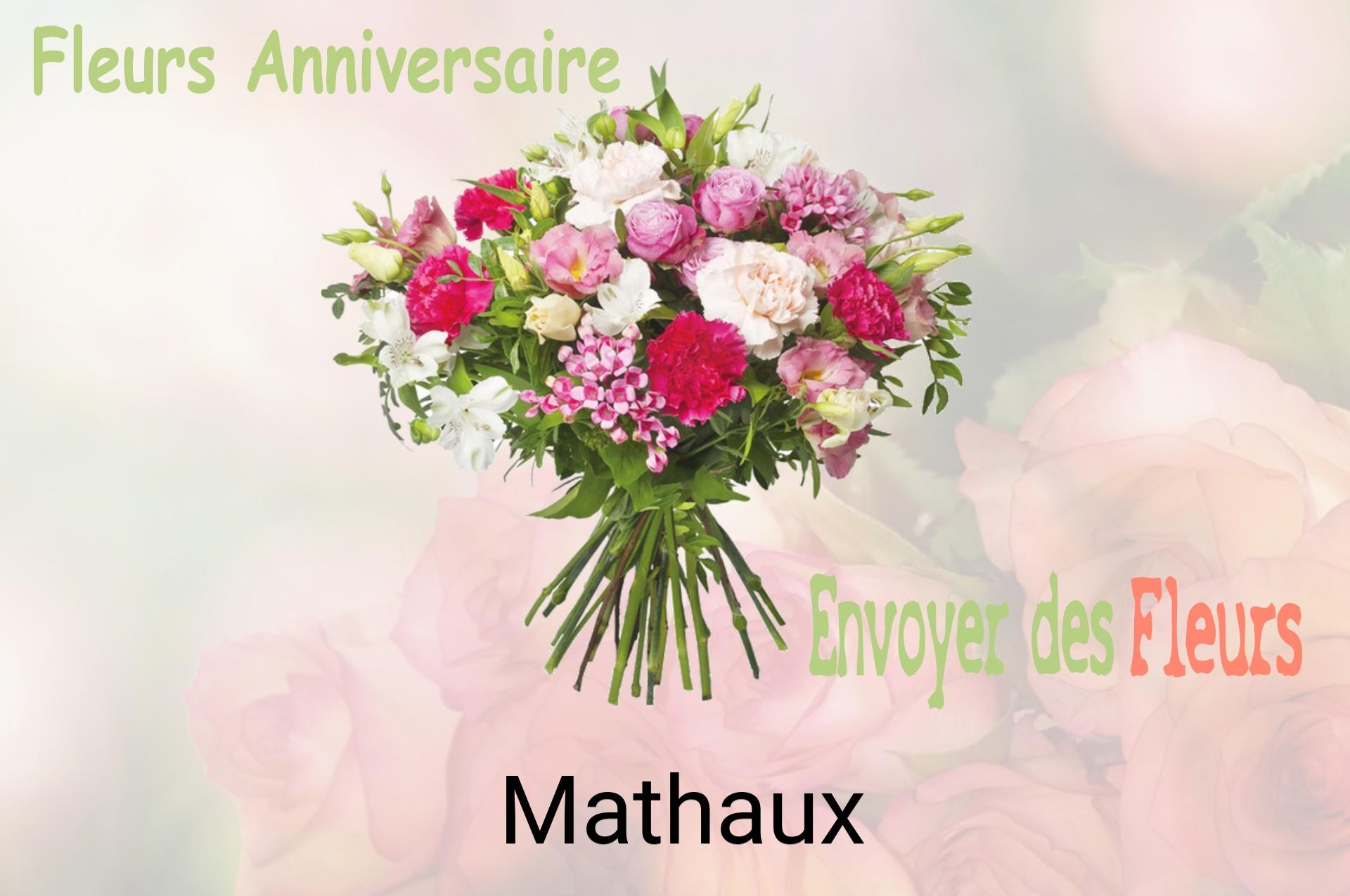 Bouquet de fleurs d’anniversaire livré à Mathaux